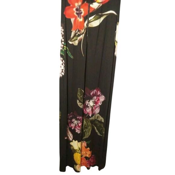Alice + Olivia Delora Open Back Maxi Dress 9 Floral Butterfly Cottagecore Prom - Picture 7 of 10